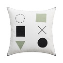 fashion simple solid color pillow cute zebra pattern pillowpicture5