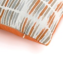 Fashion Simple Orange Jacquard Pillow Sofa Bedside Cushionpicture8