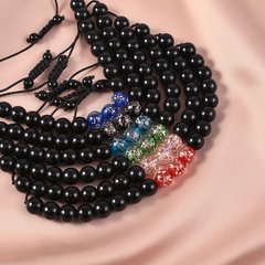 Fashion beaded adjustable luminous beads men and women bracelet jewelry wholesale