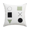fashion simple solid color pillow cute zebra pattern pillowpicture8