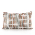 Fashion Simple Orange Jacquard Pillow Sofa Bedside Cushionpicture11