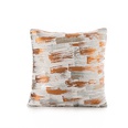 Fashion Simple Orange Jacquard Pillow Sofa Bedside Cushionpicture14