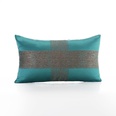 fashion dark green satin jacquard pillowcase bedroom cushionpicture10
