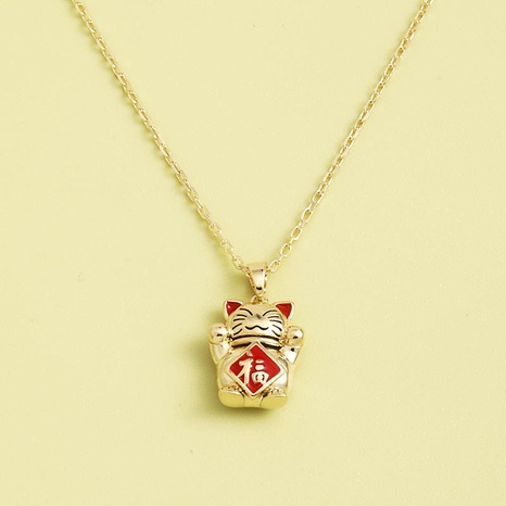 Fashion Classic Lucky Cat Pendent 925 Sterling Silver Necklace's discount tags