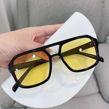 Fashion quadratische neue Sonnenbrille Retro Anti-Ultraviolett-Form Bounce's discount tags