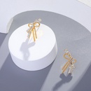 Fashion bow new sweet alloy earrings female simple ear jewelrypicture5
