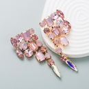 fashion shiny alloy inlaid glass diamond earrings wholesalepicture9