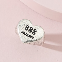Fashion jewelry heart-shaped alloy retro ring