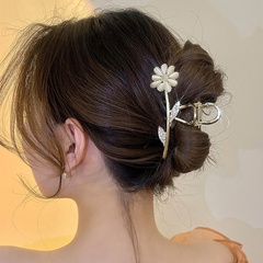 Fashion daisy opal flower catch clip hairpin hair accessory