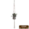 Flower pot net pocket gardening plant greening basket hanger cotton rope handwoven hanging ropepicture13