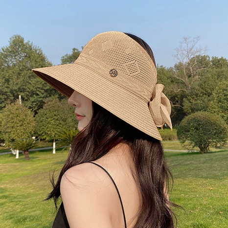 Summer lace bow women's summer new fashion empty top fisherman hat NHJIA666744's discount tags