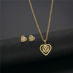 pendentif simple en forme de coeur en forme de coeur chandail chaîne bijoux en gros