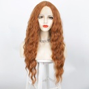 womens middle part long curly hair lace water ripple chemical fiber headgear wigspicture13
