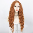 womens middle part long curly hair lace water ripple chemical fiber headgear wigspicture15