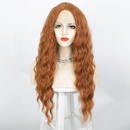 womens middle part long curly hair lace water ripple chemical fiber headgear wigspicture16