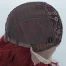 Damenpercken kleine Spitze Mittelteil langes lockiges Haar Chemiefaser Kopfbedeckung Wasser Welligkeit Perckenpicture18