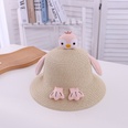 fashion contrast color Penguin Childrens straw hat fisherman hat summer sunscreen baby bag wholesalepicture11