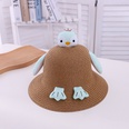 fashion contrast color Penguin Childrens straw hat fisherman hat summer sunscreen baby bag wholesalepicture14