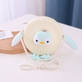 fashion contrast color Penguin Childrens straw hat fisherman hat summer sunscreen baby bag wholesalepicture17