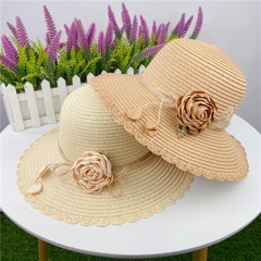Summer travel beach hat female foldable big eaves sunscreen seaside sun hat