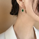 Korean simple retro alloy diamond geometric pendent earringspicture9