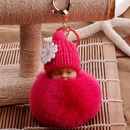 Doll fur ball keychain bag car cartoon plush doll pendantpicture13