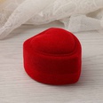 Beflockung Herz Ring Box Groe rote Ring Box Schmuck Ohrstecker Boxpicture10