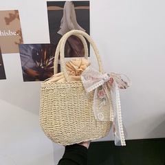 Woven fashion spring and summer new large capacity women's bag 23*19*13cm