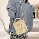 Straw woven fashion spring and summer new shoulder messenger bags20198cmpicture10