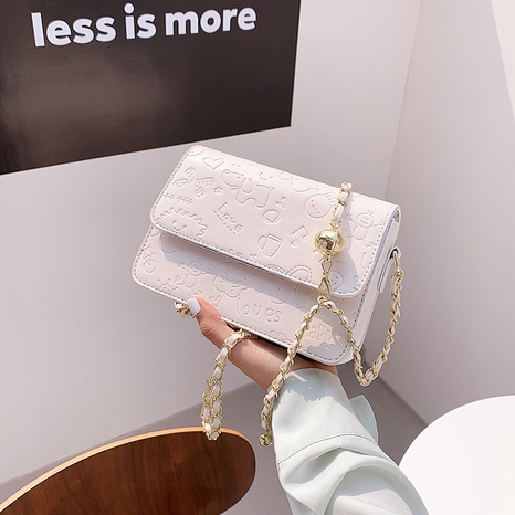women's new spring chain one-shoulder messenger small square bag19*13*7cm's discount tags