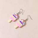 cute creative contrast color mini ice creamshaped resin earrings wholesalepicture8