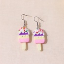 cute creative contrast color mini ice creamshaped resin earrings wholesalepicture9