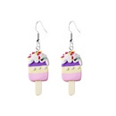 cute creative contrast color mini ice creamshaped resin earrings wholesalepicture11