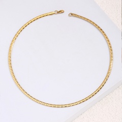 Copper 18k gold-plated new collar female Valentine's Day gift