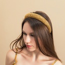 Fashion Vintage Style Sponge Gold Rhinestone Headbandpicture7