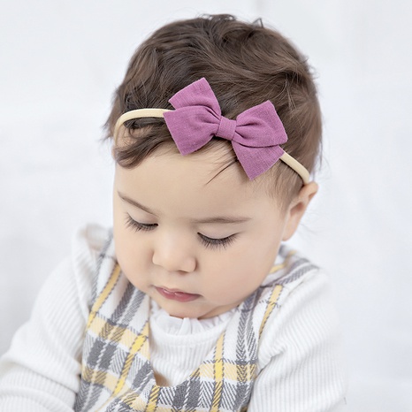 Haarband mit Schleife für Kinder, superweiches, nahtloses Baby-Stirnband aus Slub-Baumwolle's discount tags