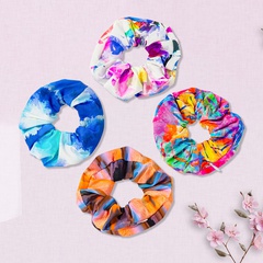 hair scrunchies fabric color zipper functional hair accessories wholesale