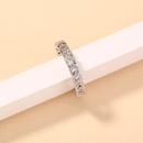 hiphop classic copper ring fashion arrow leaf inlaid zircon ringpicture10