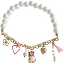 Cute little animal bracelet heart bow tassel pearl stitching braceletpicture10