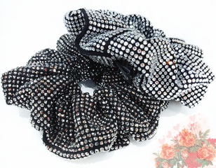 fashion full drilled hair ring rhinestones simple ponytail rubber band hair accessories