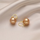 retro inlaid pearl earrings fashion alloy ear buckle ear jewelrypicture7