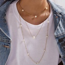 New Simple Chain Beaded Alloy Multilayer Pearl Long Necklacepicture11