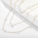 New Simple Chain Beaded Alloy Multilayer Pearl Long Necklacepicture14