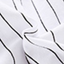Conjunto de dos piezas de pantalones grises con correa superior triangular de manga corta a rayas para niospicture12