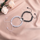 Fashion Tai Chi Yin Yang Frosted Beaded Simple Braceletpicture7