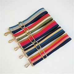 New striped wide shoulder bag accessories diagonal adjustable long shoulder strap