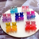 fashion contrast color colorful gummy bear stud earrings wholesalepicture8