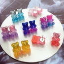fashion contrast color colorful gummy bear stud earrings wholesalepicture9