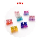 fashion contrast color colorful gummy bear stud earrings wholesalepicture11