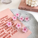 fashion cute cherry blossom hair clip acrylic small flower hair accessoriespicture8